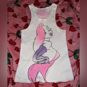 💋Jessica Rabbit Women's Top Who Framed Roger Rabbit 🐰 Disney Couture RARE Y2K